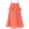 Best deal 🌟 Chelsea & Violet Little 👧 Girls 2T-6X Crinkle Gauze Ruffle Sundress Melon 🧨 -Chelsea Violet Sales unnamed file 1018