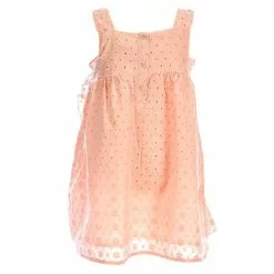 Coupon ❤️ Chelsea & Violet Little 👧 Girls 2T-6X Asymmetric Eyelet 👗 Dress Light Pink 🤩 -Chelsea Violet Sales unnamed file 1048