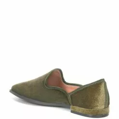 Best deal 🔔 Chelsea & Violet Lousa Velvet Slip-On Flats Moss ⌛ -Chelsea Violet Sales unnamed file 1064