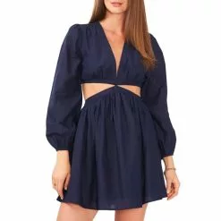 Brand new ❤️ Chelsea & Violet V-Neck Long Sleeve Cut-Out Mini 👗 Dress Classic Navy 🔥 -Chelsea Violet Sales unnamed file 1086