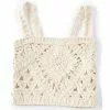 Best Pirce 🔥 Chelsea & Violet 👧 Girls Big 👧 Girls 7-16 Knit Crochet Tank Top Natural 🛒 -Chelsea Violet Sales unnamed file 1141