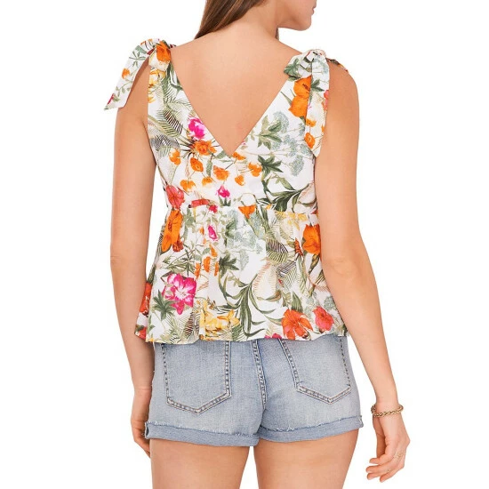 Cheapest βοΈ Chelsea & Violet Tropical Floral Print V-Neck Sleeveless Tie Shoulder Top Tropical Oasis π 4 Cheapest βοΈ Chelsea & Violet Tropical Floral Print V-Neck Sleeveless Tie Shoulder Top Tropical Oasis π - Image 2