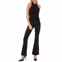 Wholesale 🔥 Chelsea & Violet Sleeveless Cable Knit Bow Tie Open Back Halter Top Rich Black ⭐ -Chelsea Violet Sales unnamed file 387