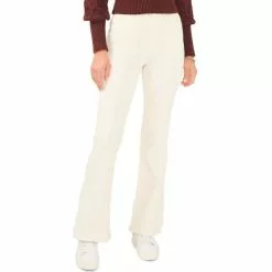 Top 10 ❤️ Chelsea & Violet High Rise Patch Pocket Stretch Denim Flare 👖 Jeans Toasted Ivory ✔️