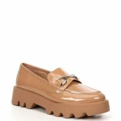 Chelsea Violet Sales 25 Best deal ๐ Chelsea & Violet Vera Patent Slip-On Lug Sole Loafers Latte ๐