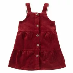 Chelsea Violet Sales 31 Best deal ๐ฏ Chelsea & Violet Baby ๐ง Girls 12-24 Months Corduroy Sleeveless Jumper ๐ Dress Dark Red ๐งจ