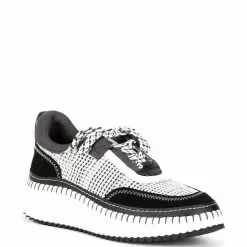 Chelsea Violet Sales 46 Flash Sale ๐งจ Chelsea & Violet Halle Knit Platform Wedge ๐ Sneakers Black/multi ๐