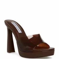 Discount 🤩 Chelsea & Violet Joele Clear Platform 👗 Dress 🩴 Sandals 🔔