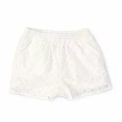 Chelsea Violet Sales 13 Best deal โจ Chelsea & Violet ๐ง Girls Big ๐ง Girls 7-16 Smocked Waist Eyelet Short White ๐ฏ